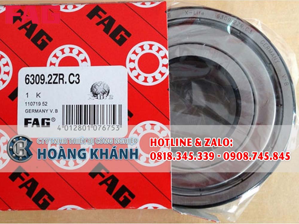 Bạc Đạn - Vòng bi FAG 6309 2ZR C3