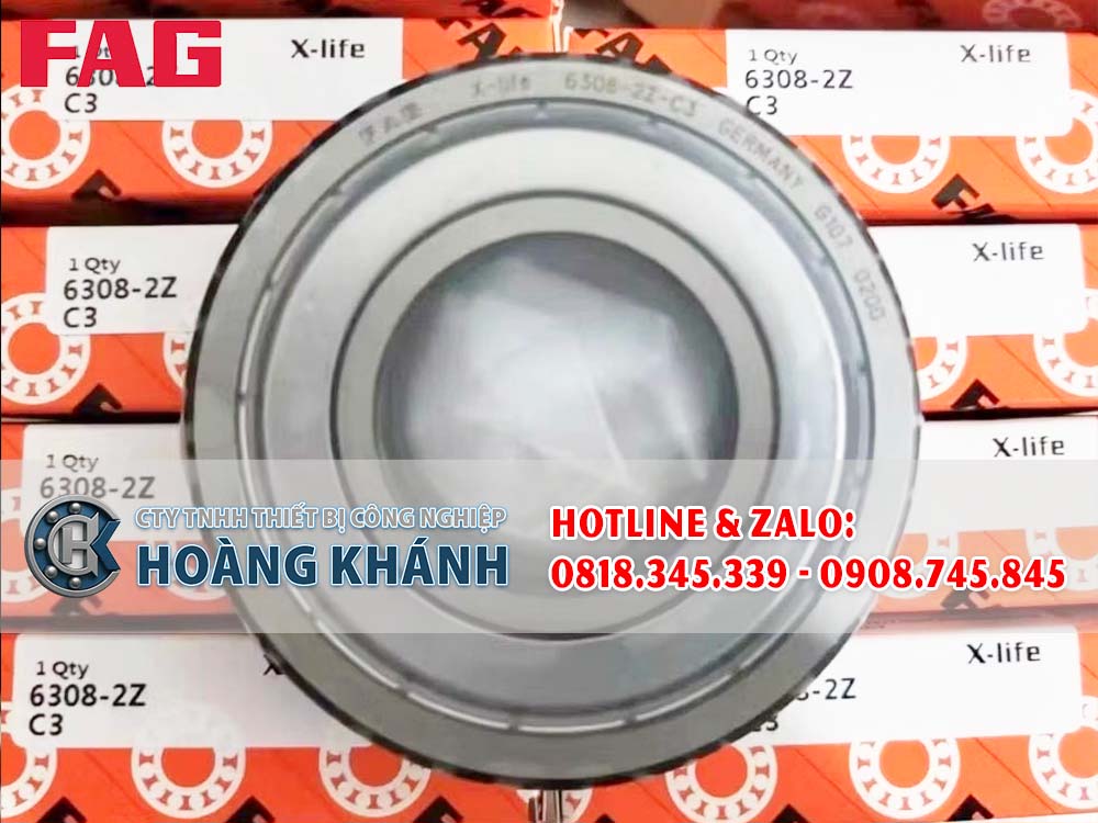 Bạc Đạn - Vòng bi FAG 6308 2ZRC3